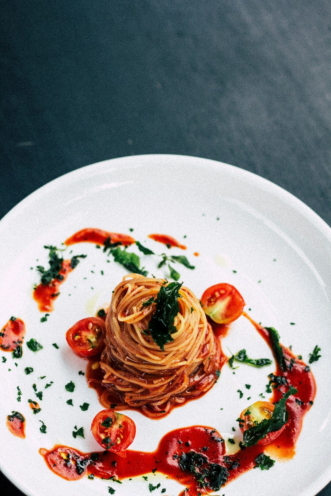 pasta dish on plate